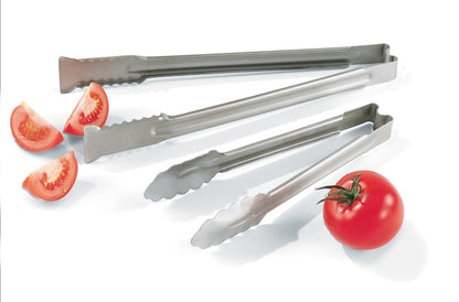 Vollrath Heavy Duty VersaGrip One-Piece Tongs, 9.5", Stainless Steel, FINAL SALE - 4790910
