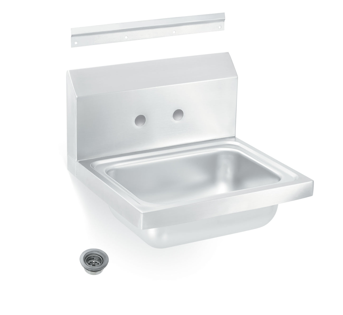 Vollrath Wall-Mount Hand Sink with Strainer, 17" x 15" - 141-0C