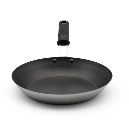 Vollrath SteelCoat Induction Fry Pans, 11", Carbon Steel w Silicone Handle - 592311