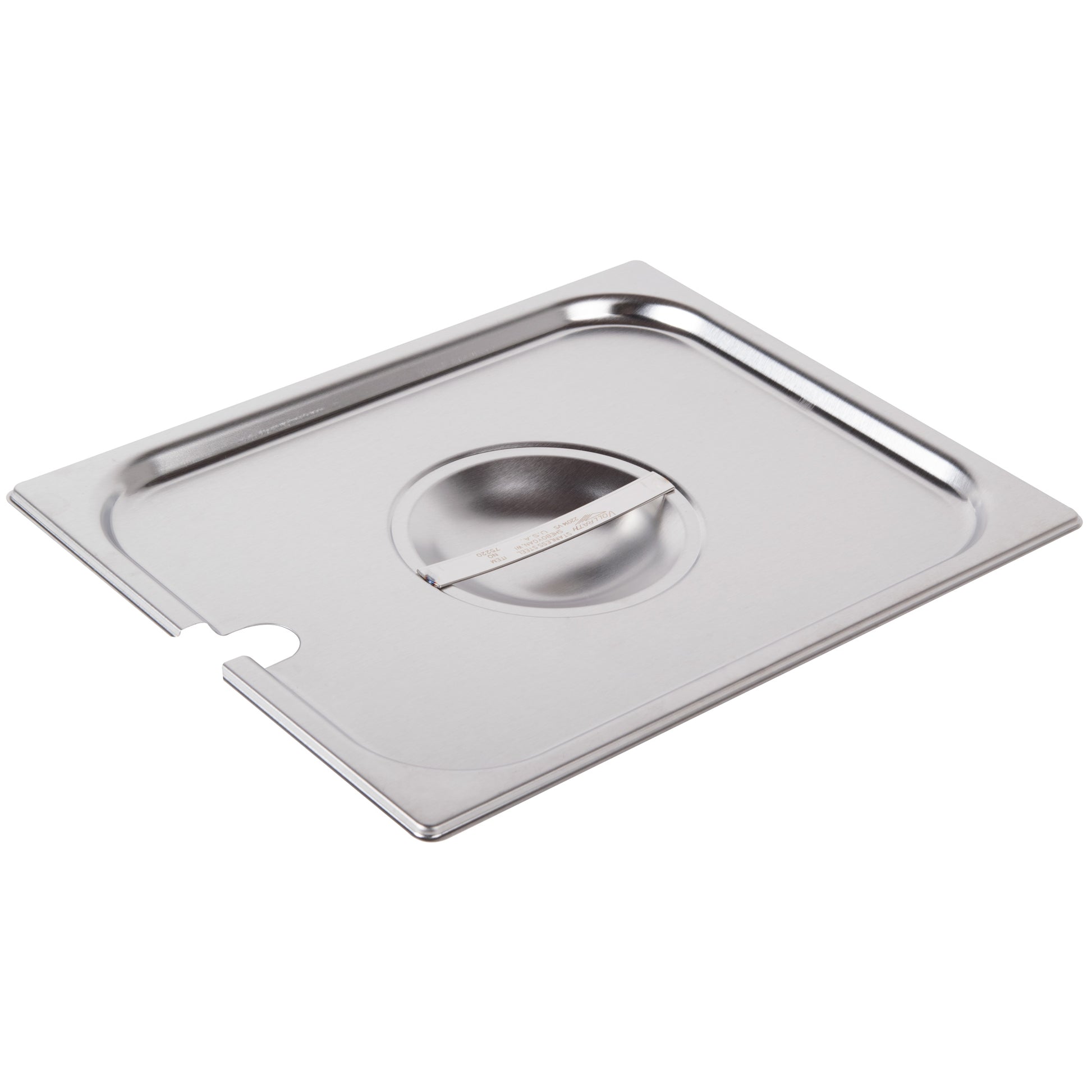 Vollrath Super Pan V Slotted Food Pan Cover, Half Size, 22 Gauge Stainless Stee - 75220