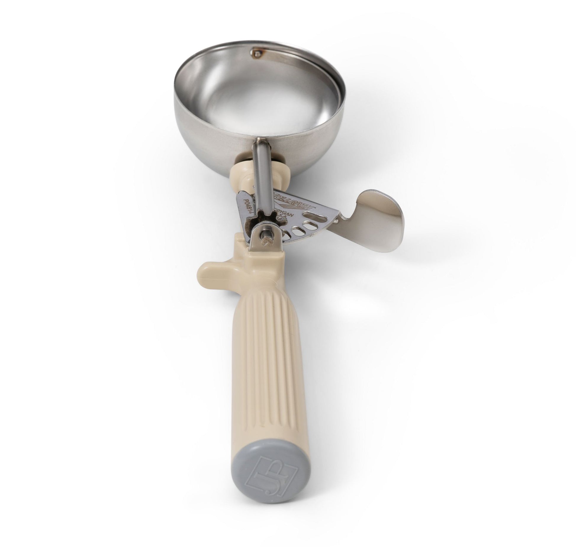Vollrath Color-Coded One-Piece Thumb Press Disher, 3 1/4 oz - 47141