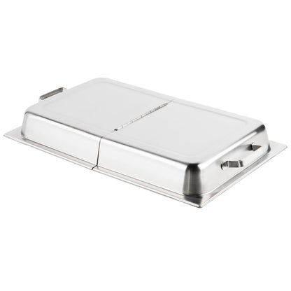 Vollrath Full Size Food Pan Hinged Dome Cover, Stainless Steel - 77400