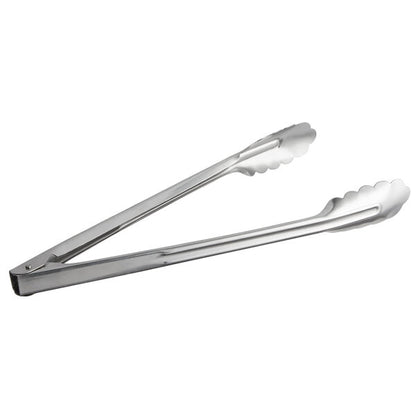 Vollrath Economy Utility Tongs, 12", Stainless Steel - 47113