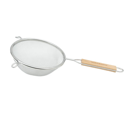 Vollrath Single Fine Mesh Strainer, 8", Wood Handle, FINAL SALE - 47189