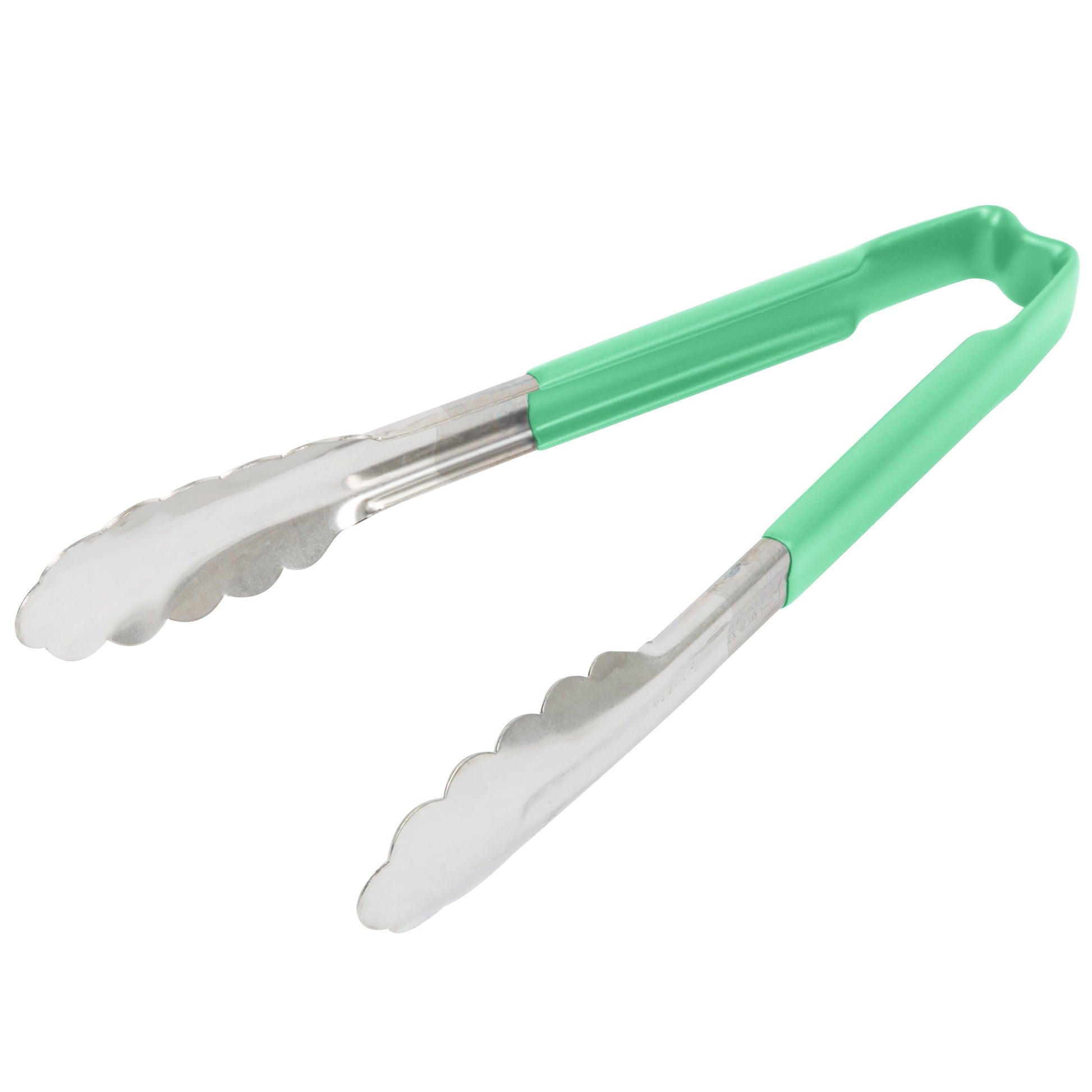 Vollrath Kool-Touch One-Piece Tongs, 9.5", Green - 4780970