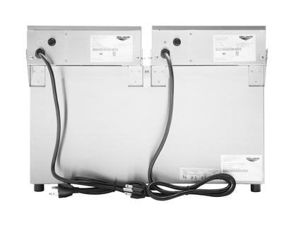 Vollrath Electric Countertop Deep Fryer, Double-Well 15 lb, 208/240V - CF4-3600DUAL-C