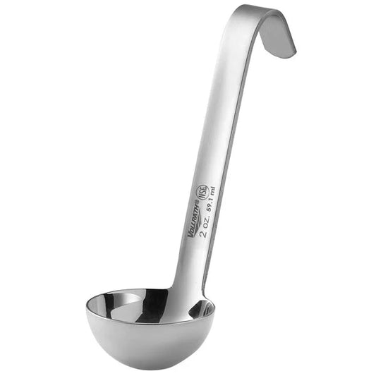 Vollrath One-Piece Heavy-Duty Ladle w/Short Handle, 2 oz, Stainless Steel - 4970210
