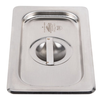 Vollrath Super Pan V Solid Food Pan Cover, 1/9 Size, 22 Gauge Stainless Steel - 75360