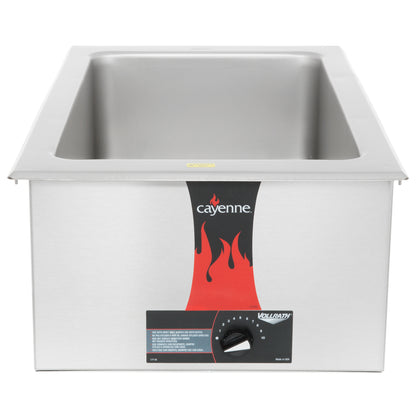 Vollrath Cayenne Full Size Single Well Drop In Food Warmer, 120V - 72001