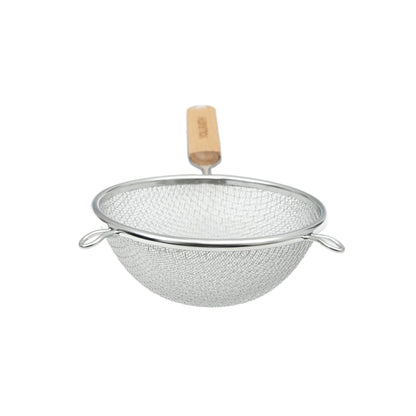 Vollrath Double Medium Mesh Strainer, 10.25", Wood Handle, FINAL SALE - 47199