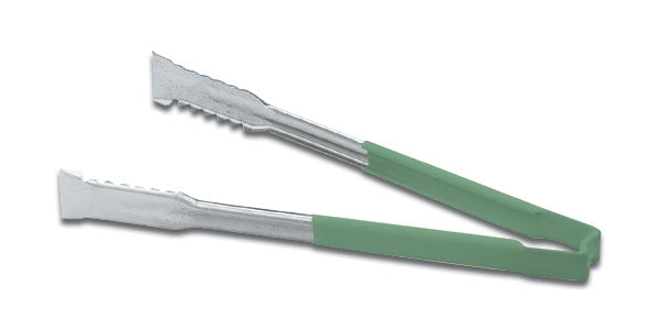 Vollrath VersaGrip Kool-Touch One-Piece Tongs, 12", Green, FINAL SALE - 4791270