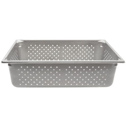 Vollrath Super Pan V Full Size Perforated Food Pan, 6" Deep, 22 Gauge Stainless Steel - 30063