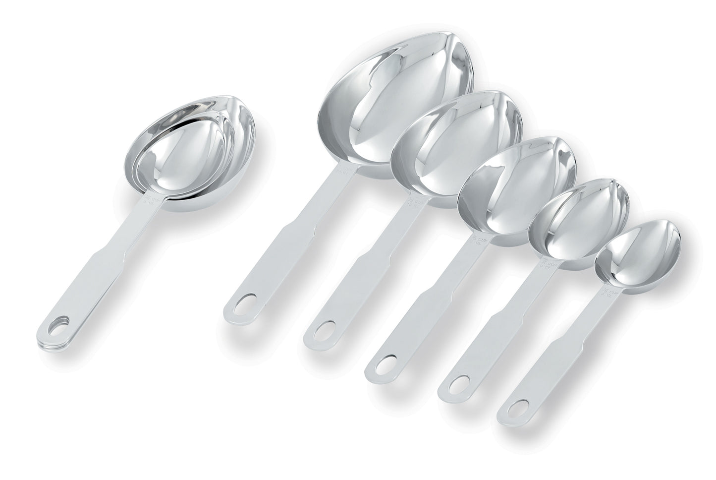 Vollrath Oval Measuring Scoop, 1/3 cup, Stainless Steel - 47057