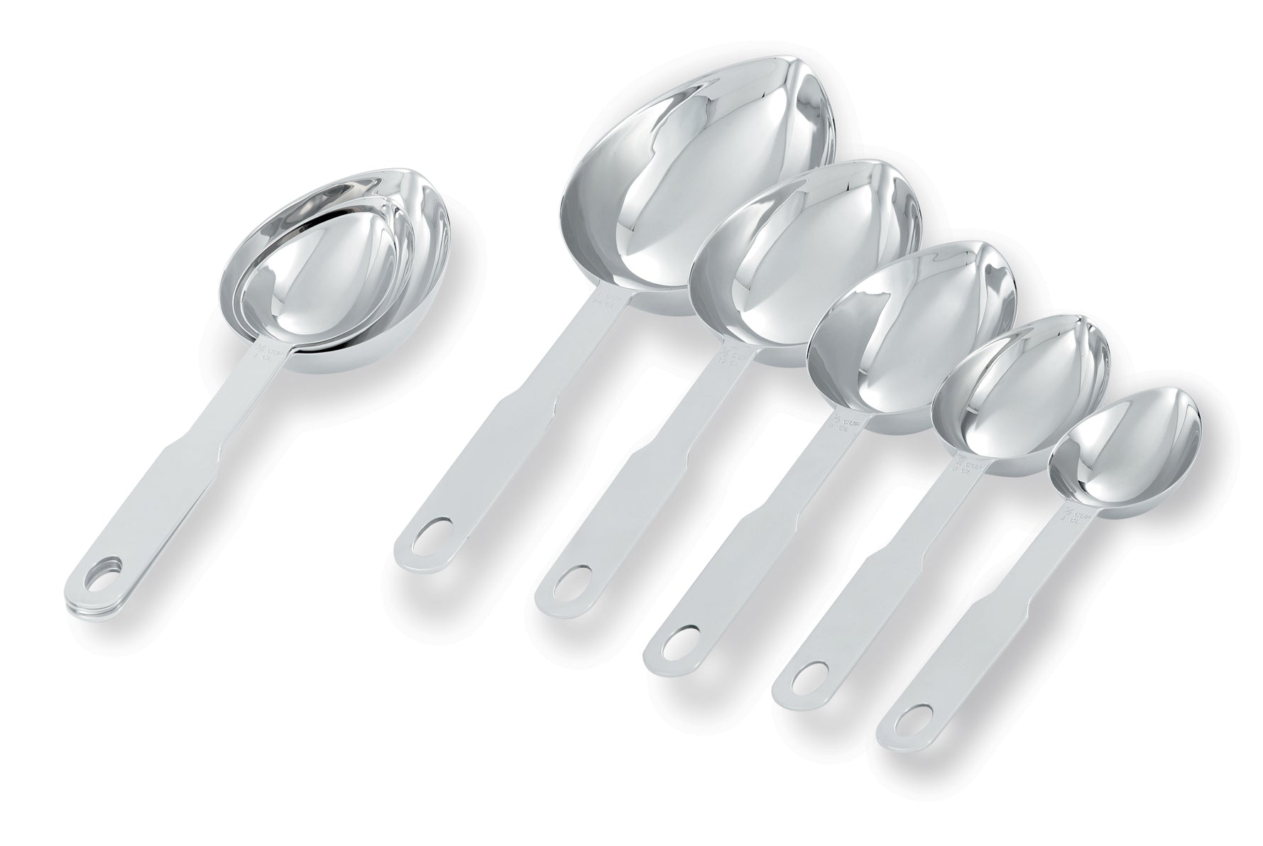 Vollrath Oval Measuring Scoop, 1/3 cup, Stainless Steel - 47057