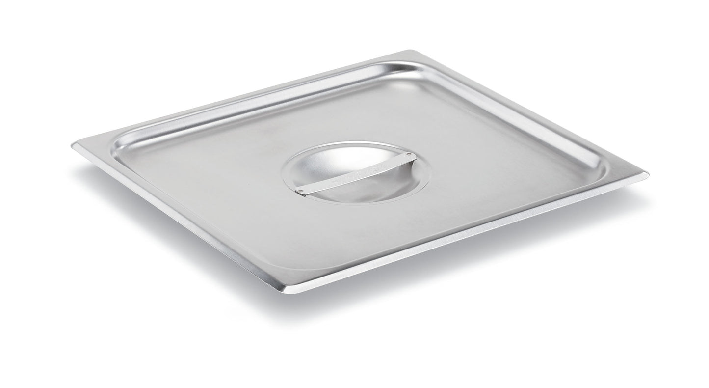 Vollrath Super Pan V Solid Food Pan Cover, 2/3 Size, 22 Gauge Stainless Steel - 75110