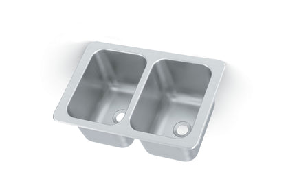 Vollrath Sink, Single Bowl, 13" x 17" x 10", Stainless Steel - 101-1-2