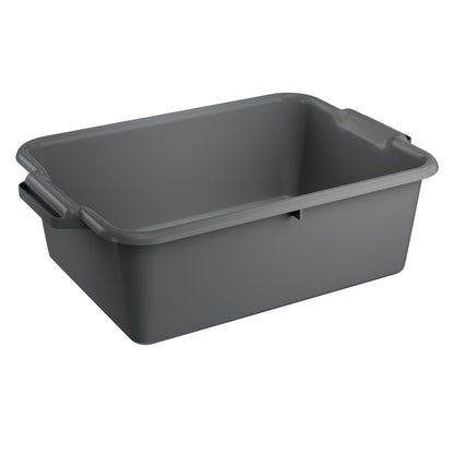 Vollrath Signature Heavy Duty Bus Bin, 20" x 15" x 7", Grey - 52661
