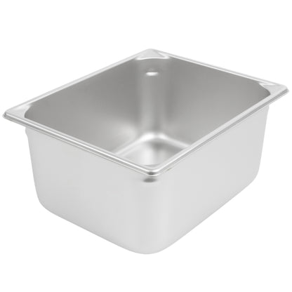 Vollrath Super Pan V Half Size Food Pan, 6" Deep, 22 Gauge Stainless Steel - 30262