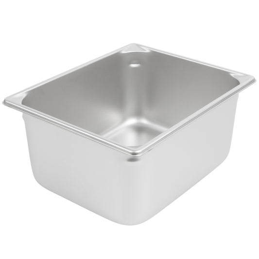 Vollrath Super Pan V Half Size Food Pan, 6" Deep, 22 Gauge Stainless Steel - 30262