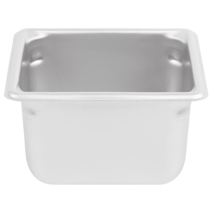 Vollrath Super Pan V 1/6 Size Food Pan, 4" Deep, 22 Gauge Stainless Steel - 30642