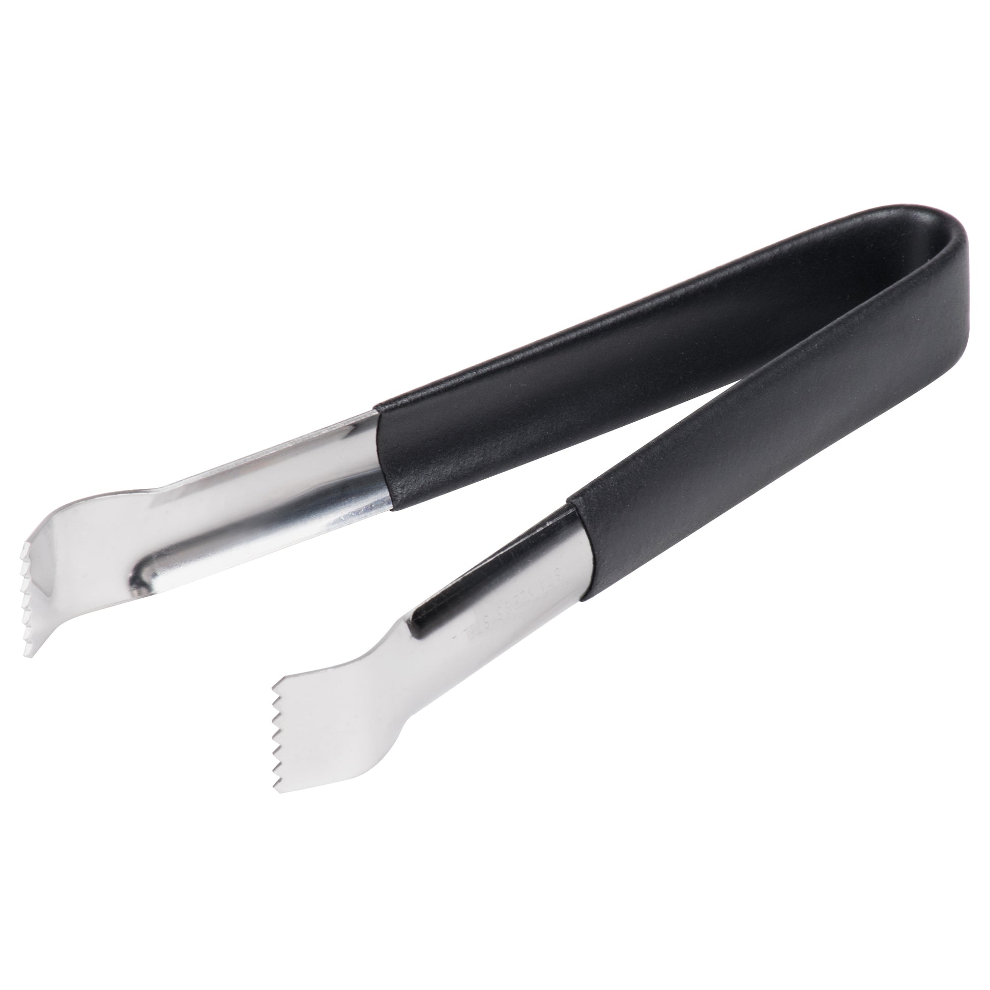 Vollrath Kool Touch Pom Tongs, 6", Stainless Steel w Black Handle - 47326
