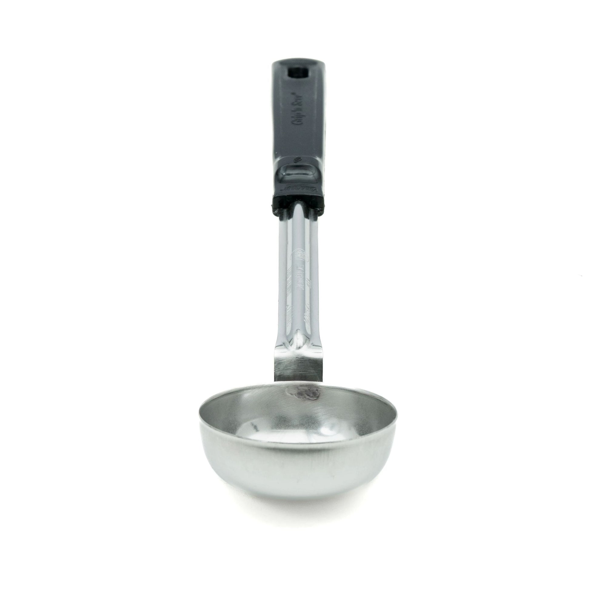 Vollrath Grip N Serve Solid Round Spoodle, 3 oz, Black Handle - 61167