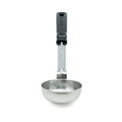 Vollrath Grip N Serve Solid Round Spoodle, 3 oz, Black Handle - 61167