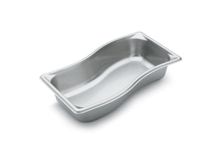 Vollrath Super Pan 1/3 Size Wild Shape Inner Food Pan, 2.5" Deep, 22 Gauge Stainless Steel - 3100321