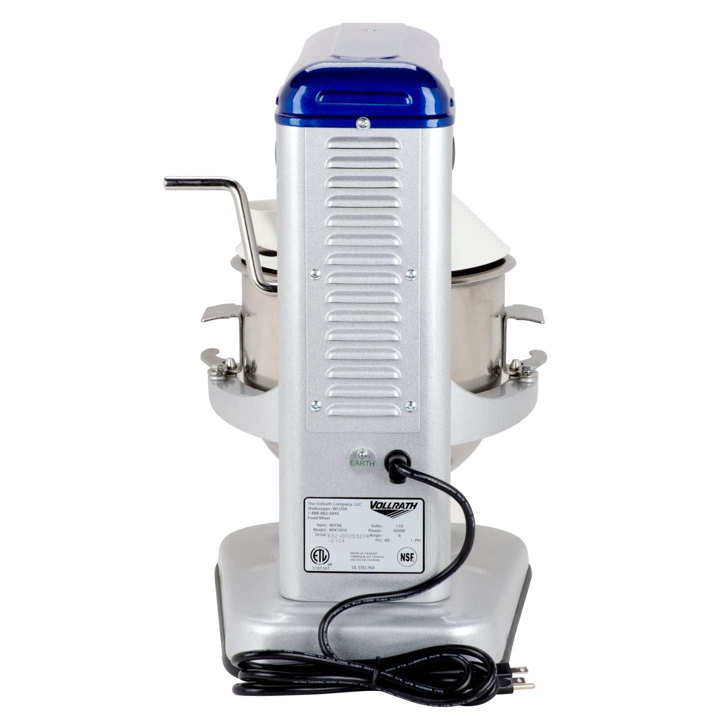 Vollrath Countertop Mixer, 10 qt, 120 V - 40756