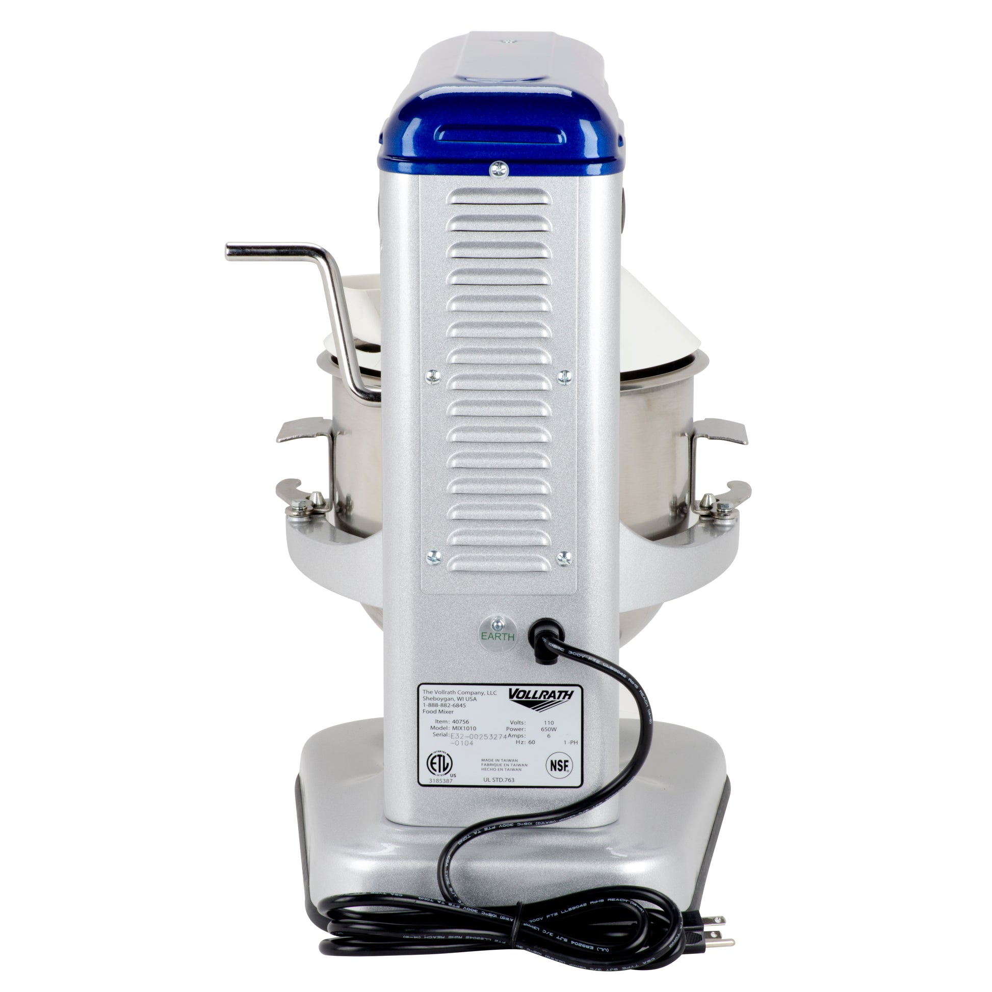 Vollrath Countertop Mixer, 10 qt, 120 V - 40756