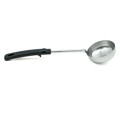 Vollrath Grip N Serve Solid Round Spoodle, 6 oz, Black Handle - 61177
