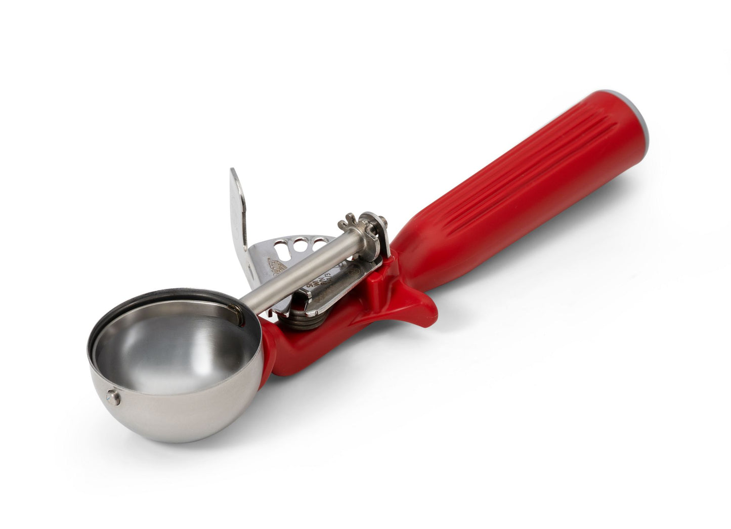 Vollrath Color-Coded One-Piece Thumb Press Disher, 1 1/3 oz - 47145