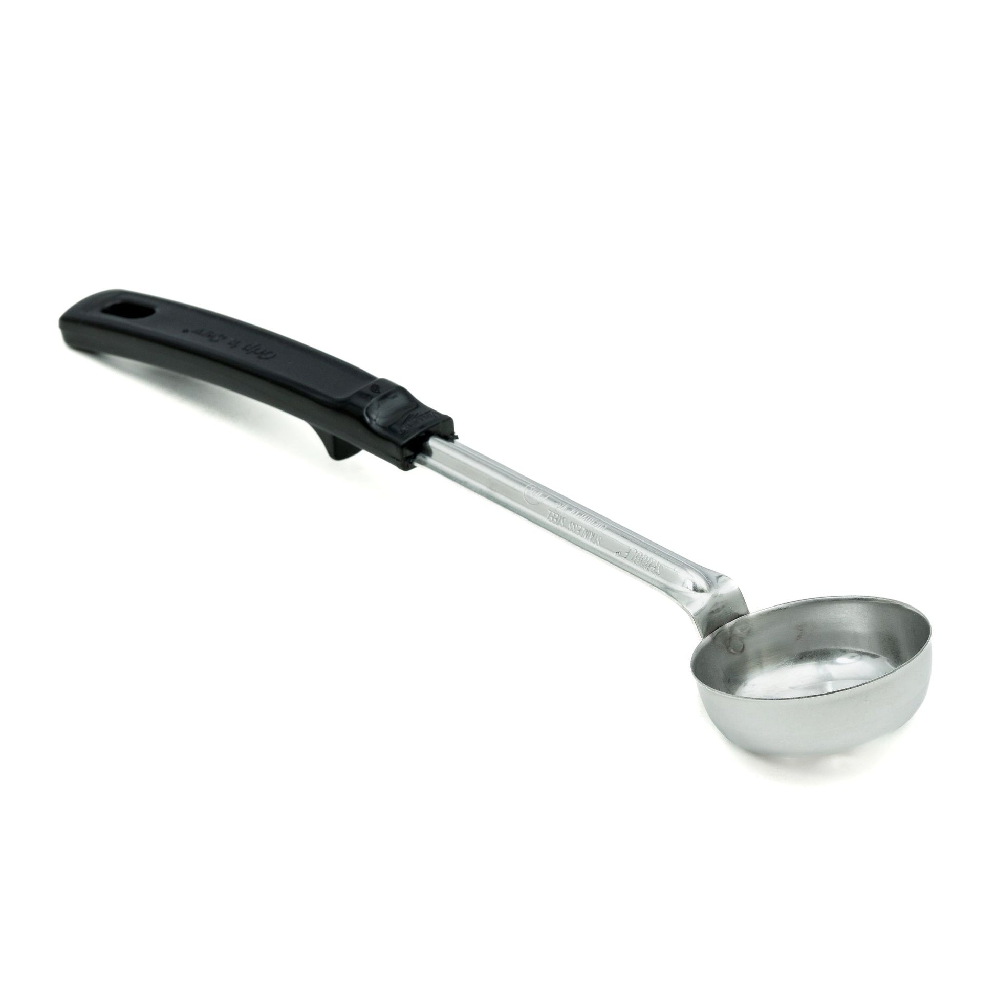 Vollrath Grip N Serve Perforated Round Spoodle, 2 oz, Black Handle - 61155