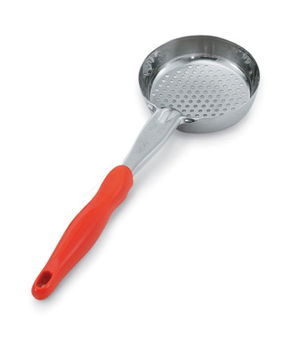 Vollrath Heavy-Duty Color Coded Round Perforated Spoodle, 8 oz, Orange - 6432865
