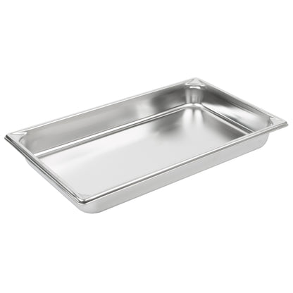 Vollrath Super Pan V Full Size Food Pan, 2.5" Deep, 22 Gauge Stainless Steel - 30022