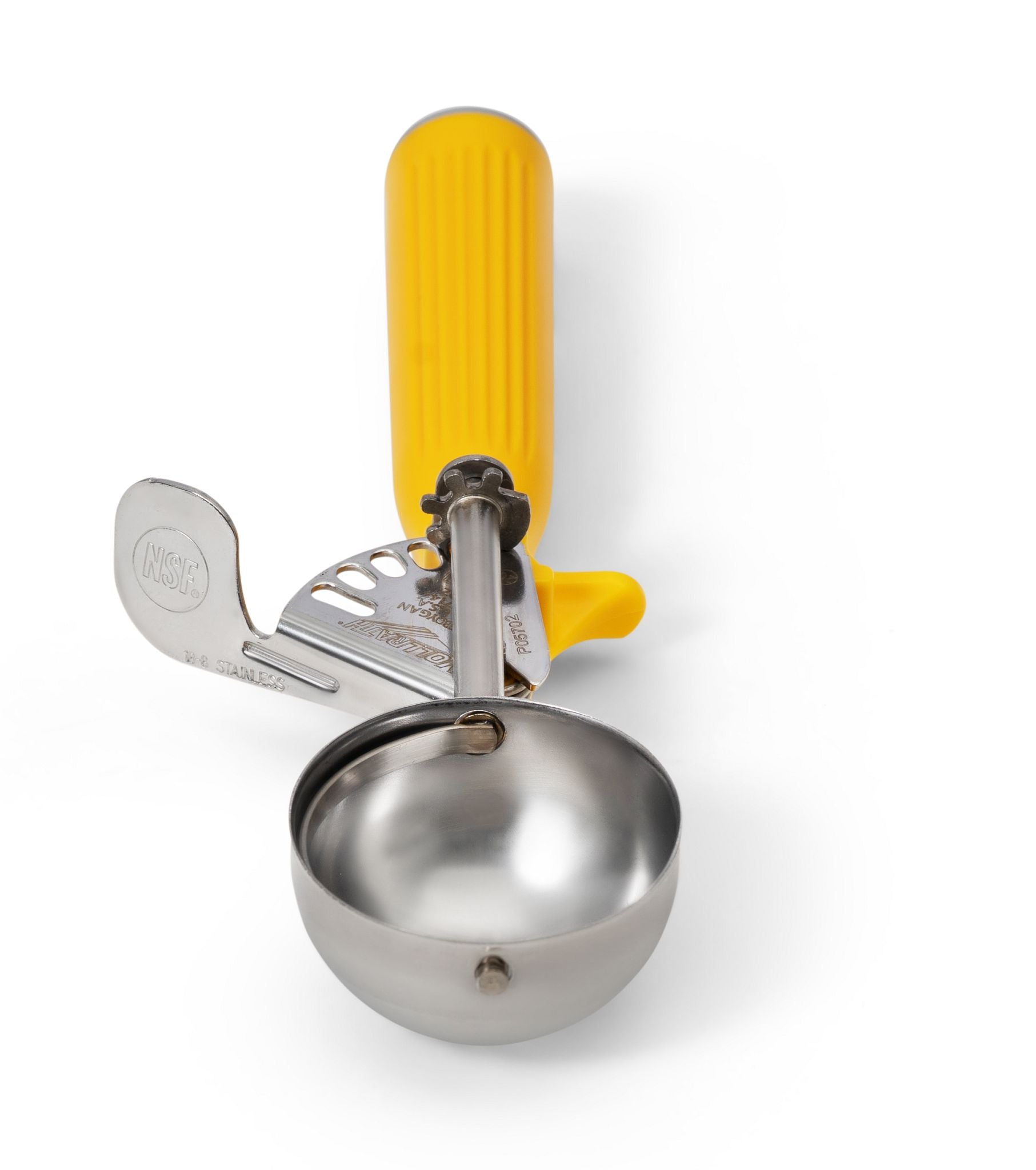 Vollrath Color-Coded One-Piece Thumb Press Disher, 1 5/8 oz - 47144