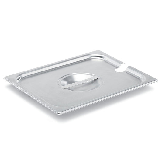 Vollrath Super Pan V Slotted Food Pan Cover, Half Size, 22 Gauge Stainless Stee - 75220