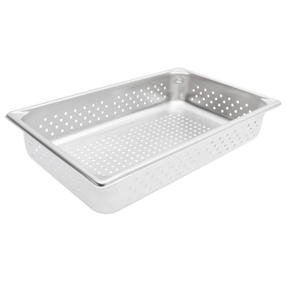 Vollrath Super Pan V Full Size Perforated Food Pan, 4" Deep, 22 Gauge Stainless Steel - 30043
