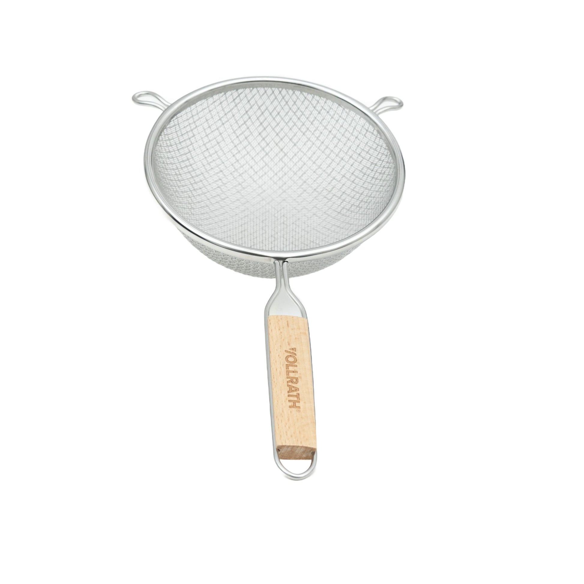 Vollrath Double Fine Mesh Strainer, 6.25", Wood Handle, FINAL SALE - 47191