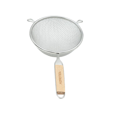 Vollrath Double Fine Mesh Strainer, 6.25", Wood Handle, FINAL SALE - 47191