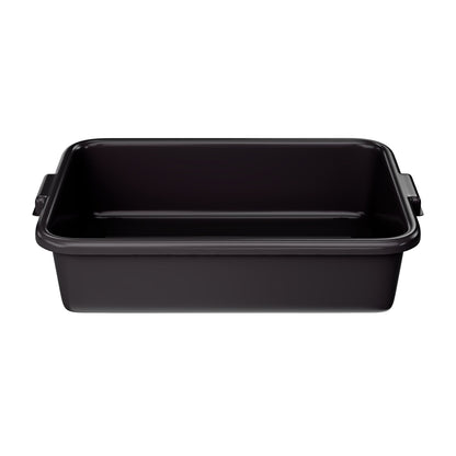 Vollrath Traex Bus/Utility Bin, 21.75" x 15.6" x 5", Black - 1521-06
