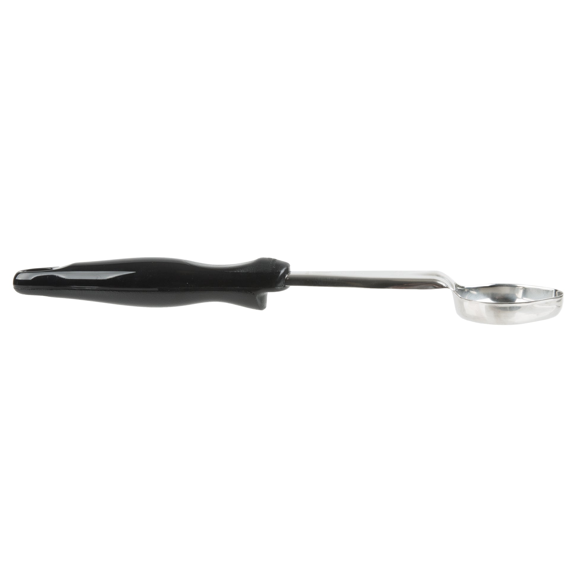 Vollrath Heavy Duty Color Coded Oval Spoodle, 1 oz, Black - 6412120
