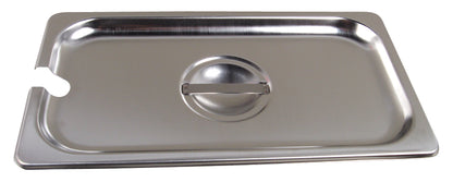 Vollrath Super Pan V Slotted Food Pan Cover, 1/3 Size, 22 Gauge Stainless Steel, FINAL SALE - 75230