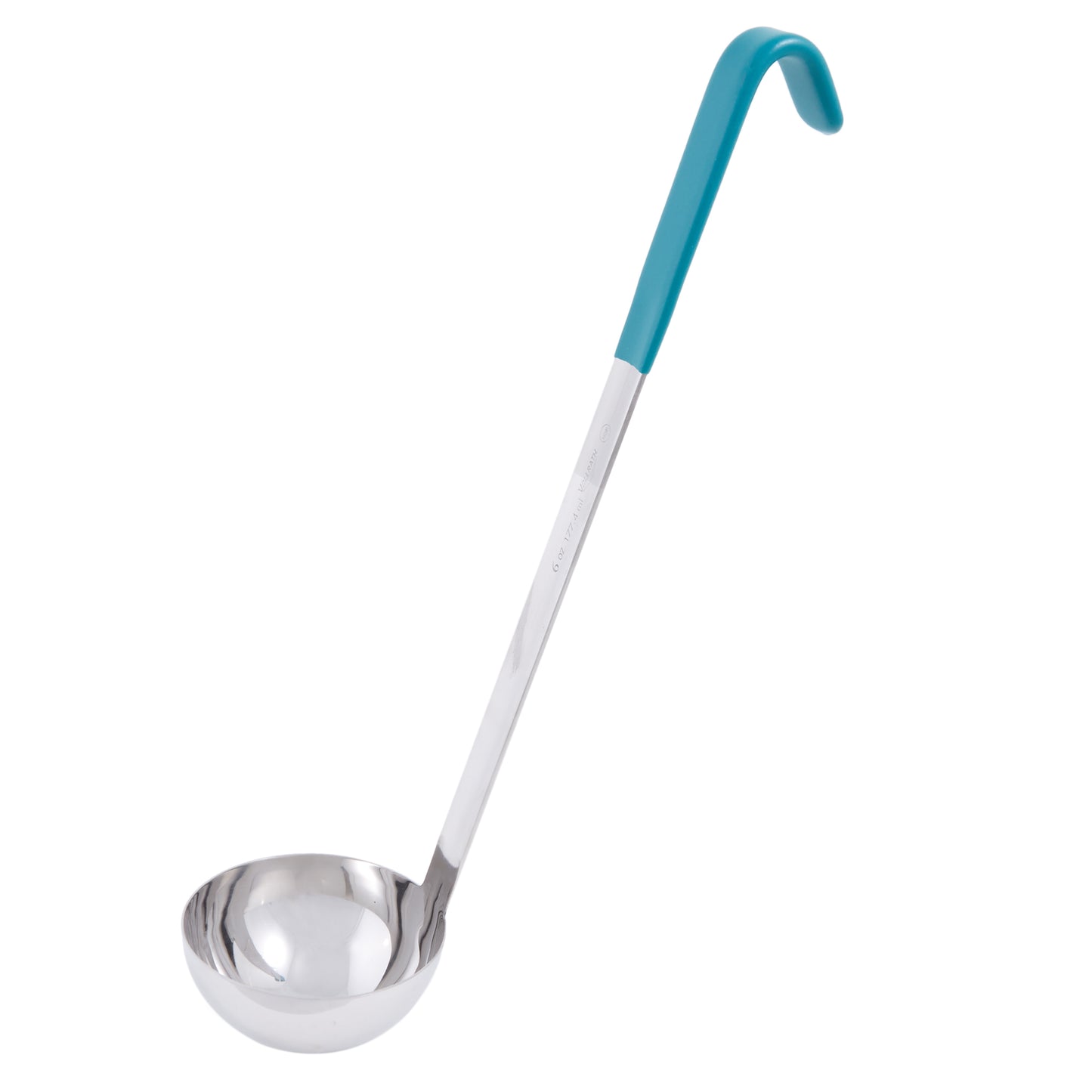 Vollrath Kool Touch Color-Coded One-Piece Ladle, 6 oz, Teal, FINAL SALE - 4980655
