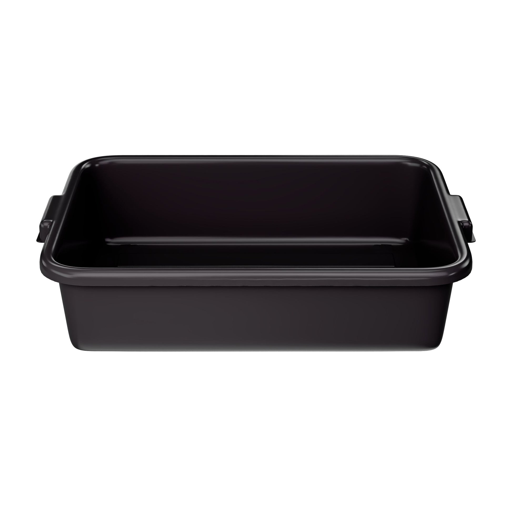 Vollrath Traex Bus/Utility Bin, 21.75" x 15.6" x 5", Black - 1521-06