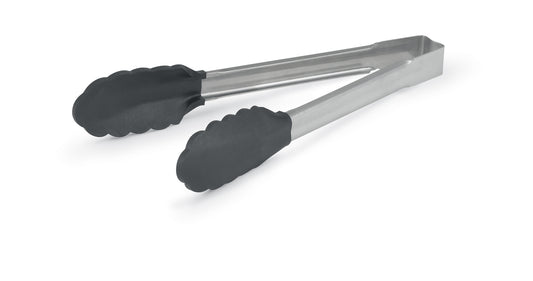 Vollrath High Temp Nylon End One-Piece Tongs, 12", Stainless Steel, FINAL SALE - 4781212