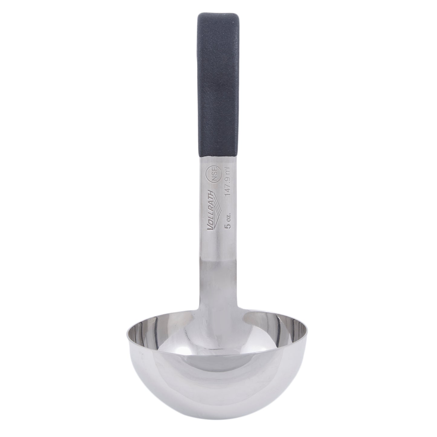 Vollrath Heavy-Duty One-Piece Short Handle Kool Touch Ladle, 5 oz, Black, FINAL SALE - 4970520