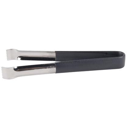 Vollrath Kool Touch Pom Tongs, 9", Stainless Steel w Black Handle - 47329