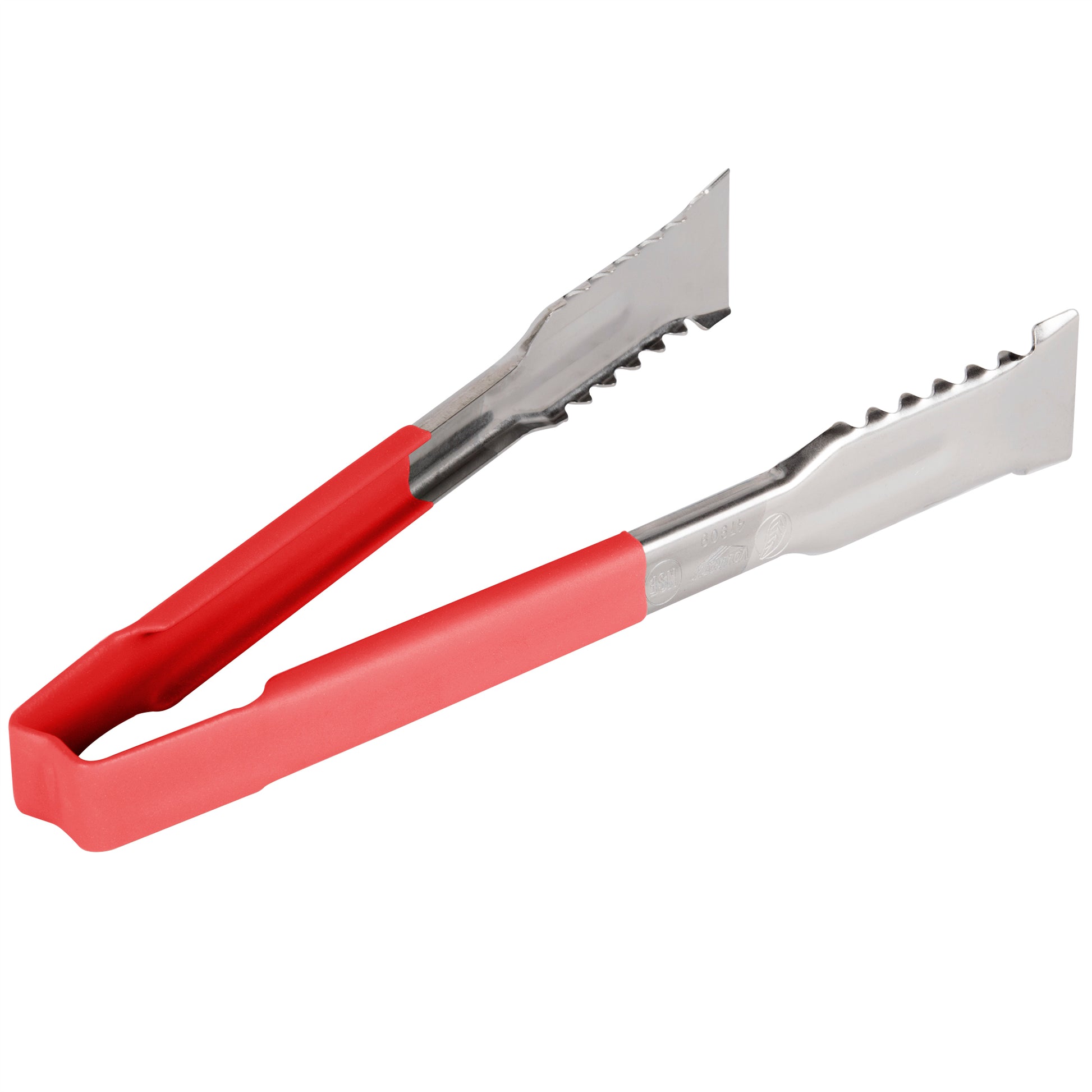 Vollrath VersaGrip Kool Touch One-Piece Tongs, 9.5", Red, FINAL SALE - 4790940