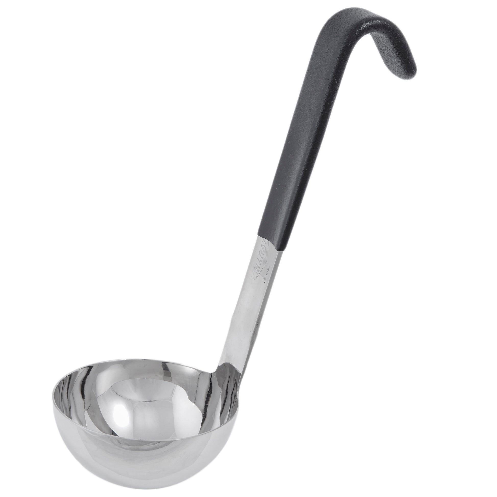 Vollrath Heavy-Duty One-Piece Short Handle Kool Touch Ladle, 3 oz, Black, FINAL SALE - 4970320